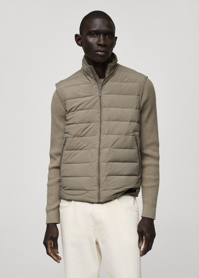 Mango Steppjacke mit Daunen- und Federfüllung Neueste Mode