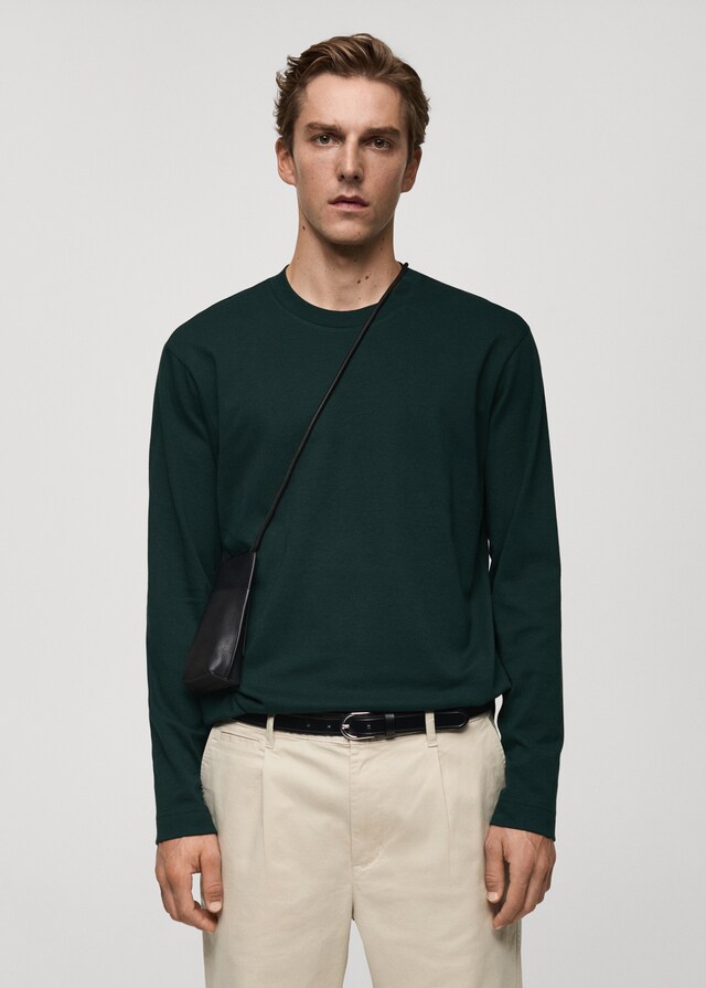 Mango Langarmshirt regular fit Sonderangebote