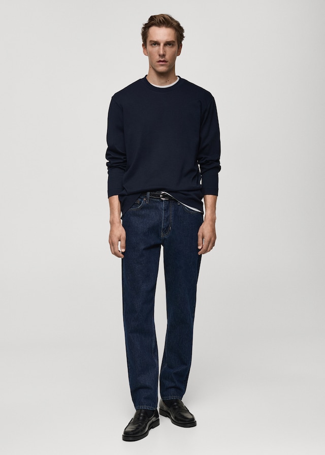 Mango Langarmshirt regular fit Riesige Ersparnisse