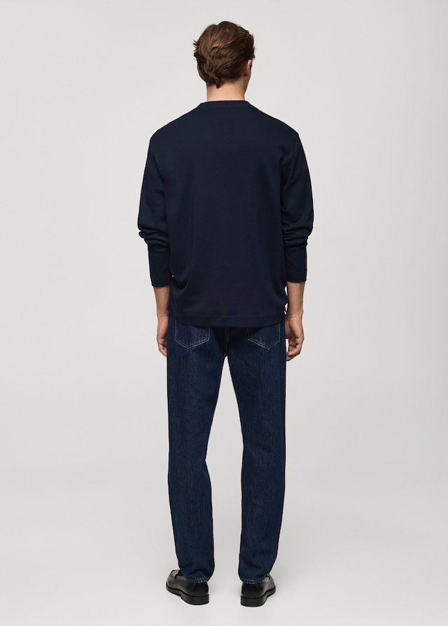 Mango Langarmshirt regular fit Riesige Ersparnisse