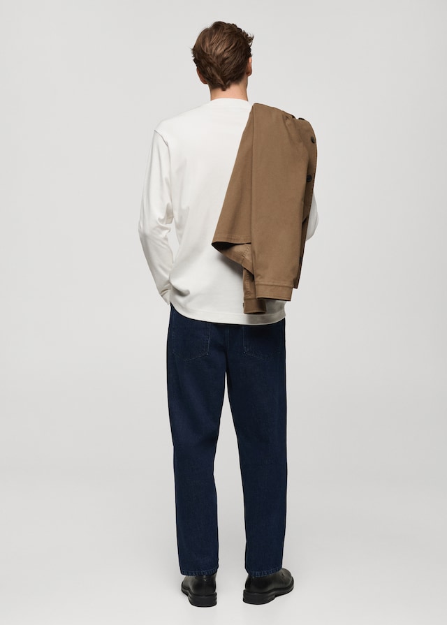 Mango Langarmshirt regular fit Super Sparpreis