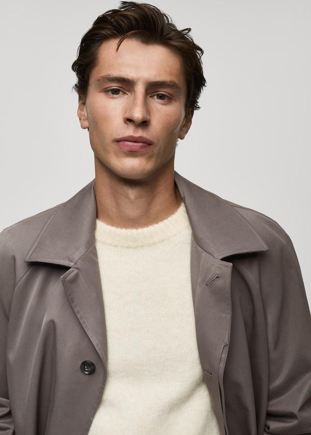 Mango Trenchcoat mit Gürtel und mattiertem Finish Kostenlose Rückgabe
