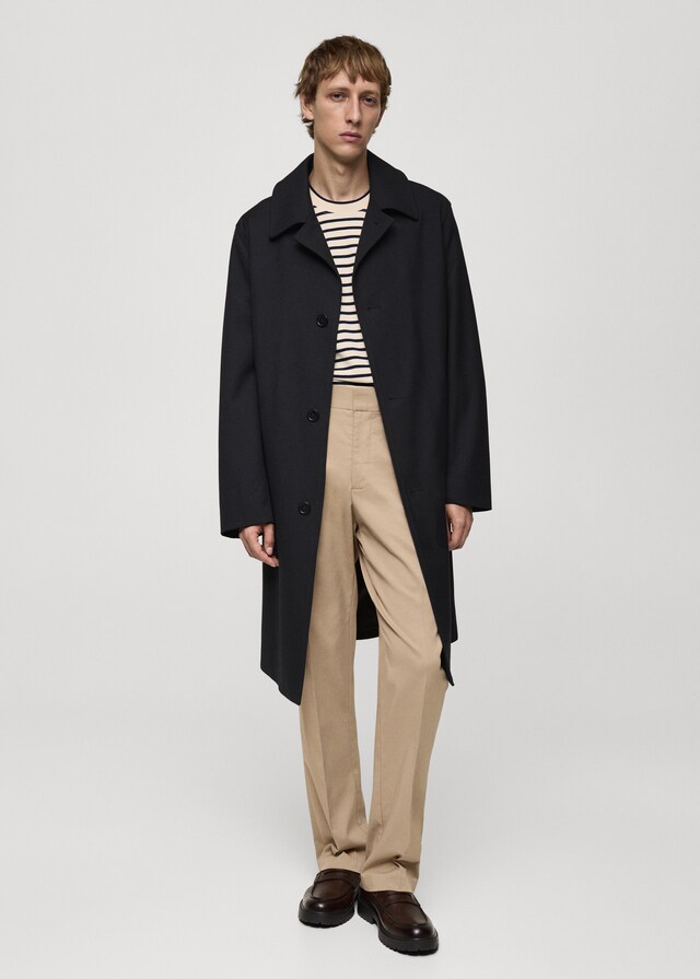 Mango Oversized-Trenchcoat aus Comfort-Stretch-Gewebe Letzte 3 Tage