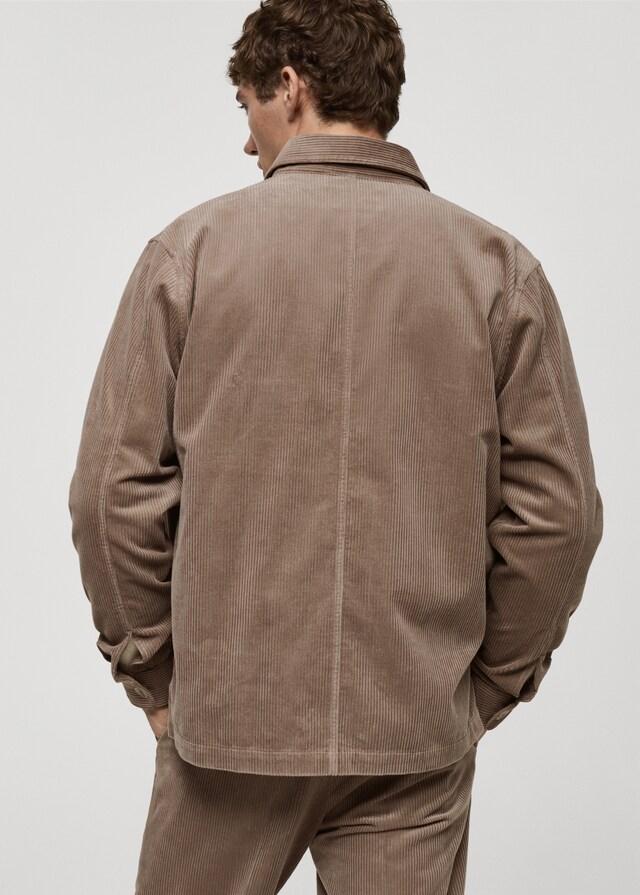 Mango Cord-Overshirt mit Taschen Letzte 2 Tage