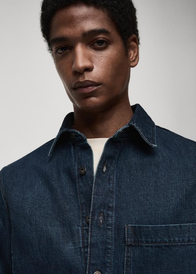 Mango Regular-Fit-Overshirt aus Jeans Bis zu 65% Rabatt