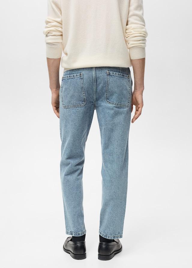 Mango Straight-Fit-Jeans im Used-Look Nur für heute