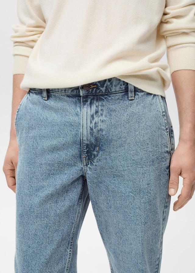 Mango Straight-Fit-Jeans im Used-Look Nur für heute
