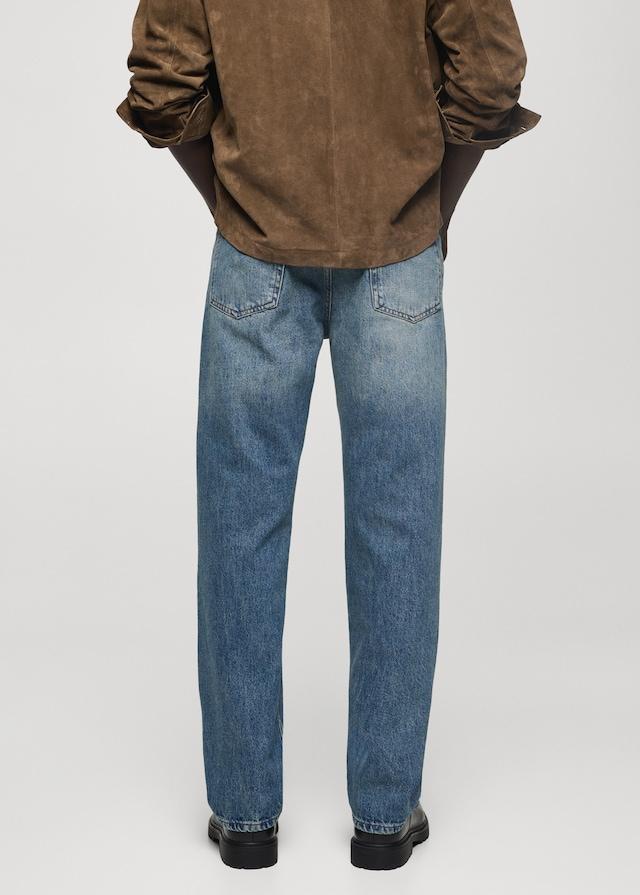 Mango Straight Fit-Jeans im Used-Look Vierteljährliche Förderung