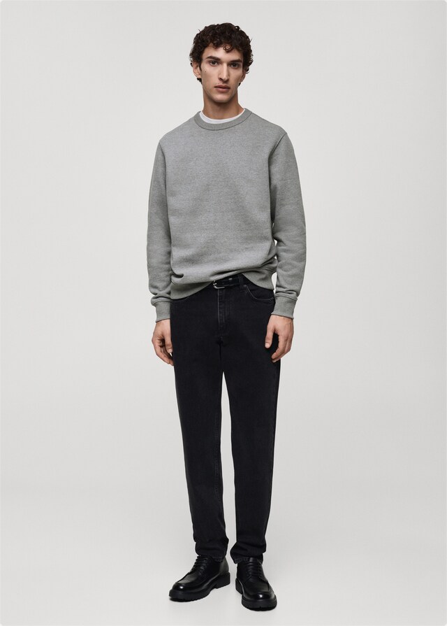 Mango Regular-Fit-Sweatshirt aus Baumwolle Nur noch ein Tag übrig