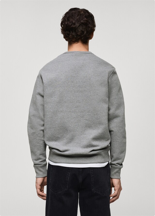 Mango Regular-Fit-Sweatshirt aus Baumwolle Nur noch ein Tag übrig