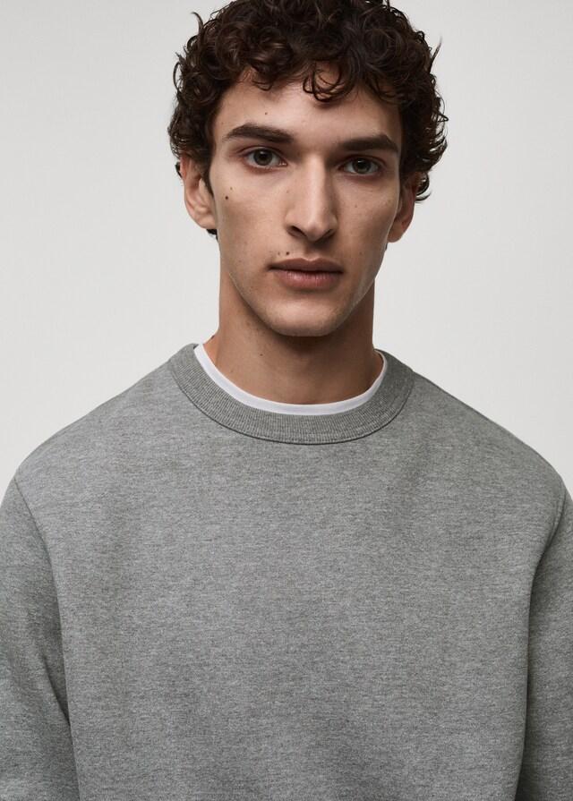 Mango Regular-Fit-Sweatshirt aus Baumwolle Nur noch ein Tag übrig