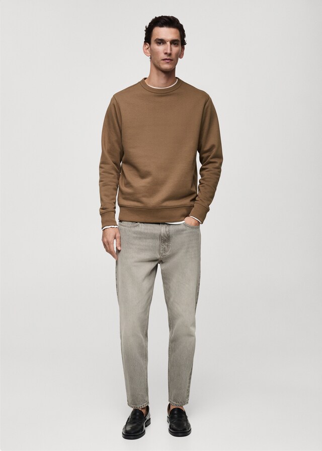 Mango Regular-Fit-Sweatshirt aus Baumwolle Riesige Rabatte