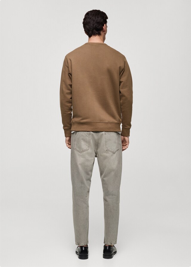Mango Regular-Fit-Sweatshirt aus Baumwolle Riesige Rabatte