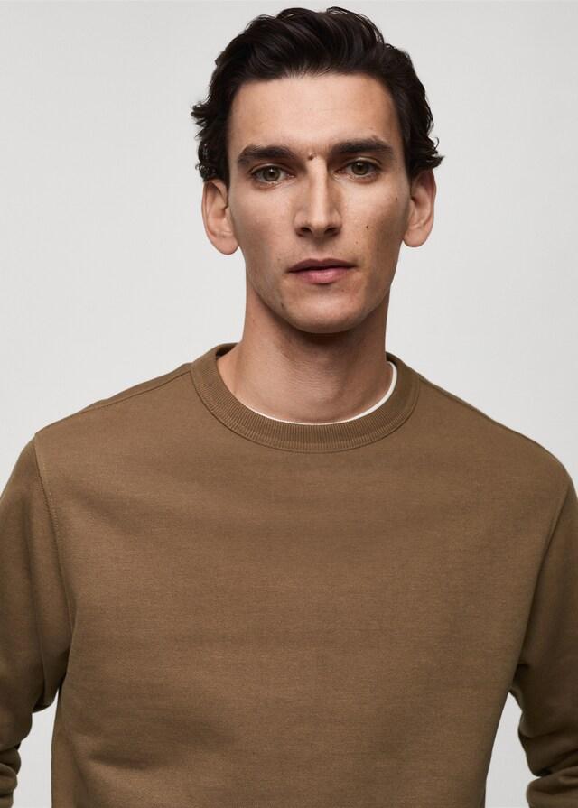 Mango Regular-Fit-Sweatshirt aus Baumwolle Riesige Rabatte