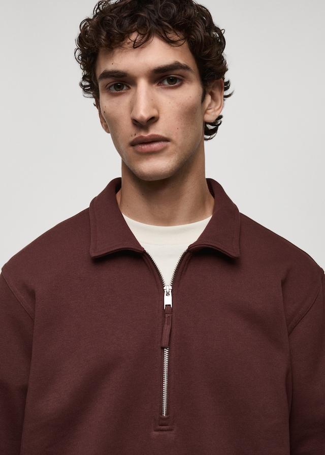 Mango Regular-Fit-Polo-Sweatshirt aus Baumwolle 50% Rabatt mit kostenlosem Versand