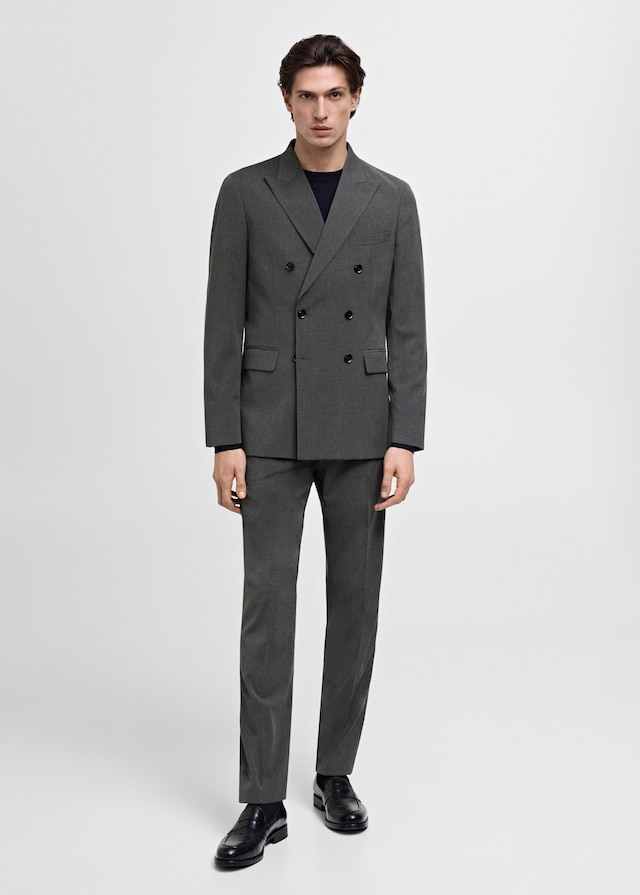 Mango Zweireihiges Slim-Fit-Sakko Mónaco Black Friday Preise