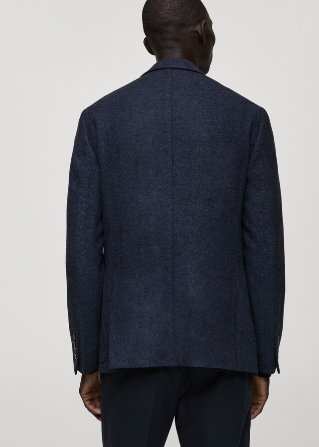 Mango Slim-Fit-Blazer aus Wollgemisch 50% Rabatt für begrenzte Zeit