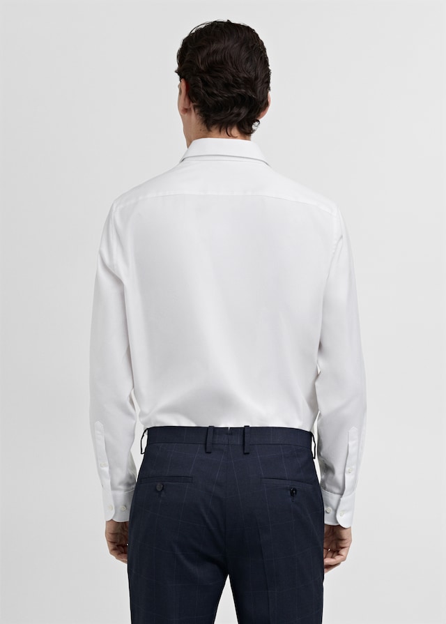Mango Slim Fit-Anzughemd aus 100 % Baumwolle Angebote