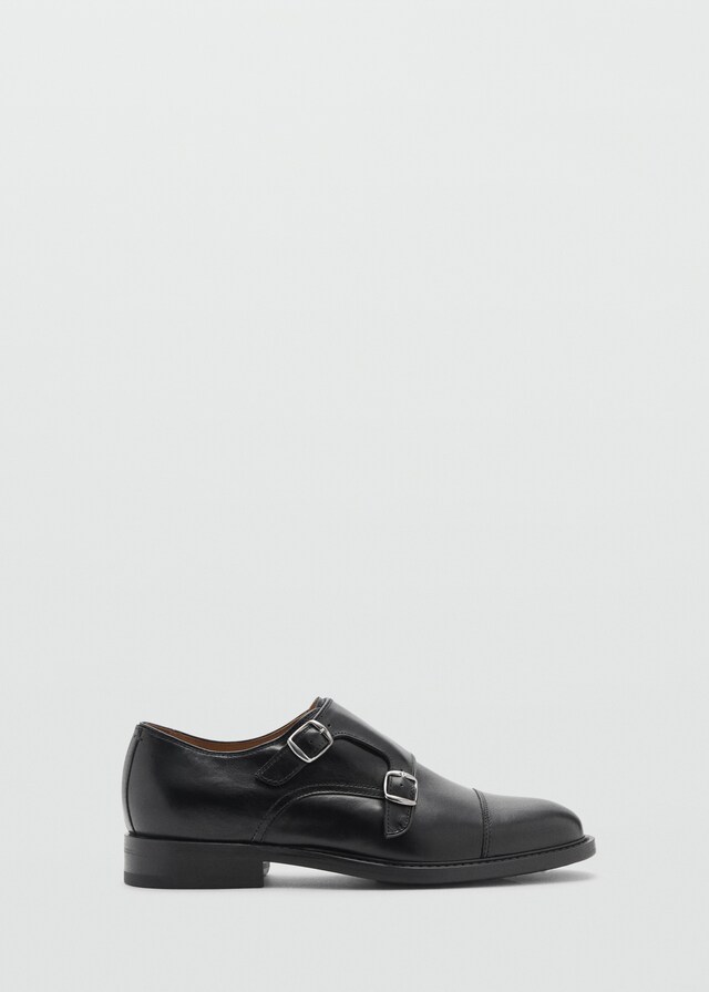 Mango Lederschuh mit Doppelschnalle Hotsell