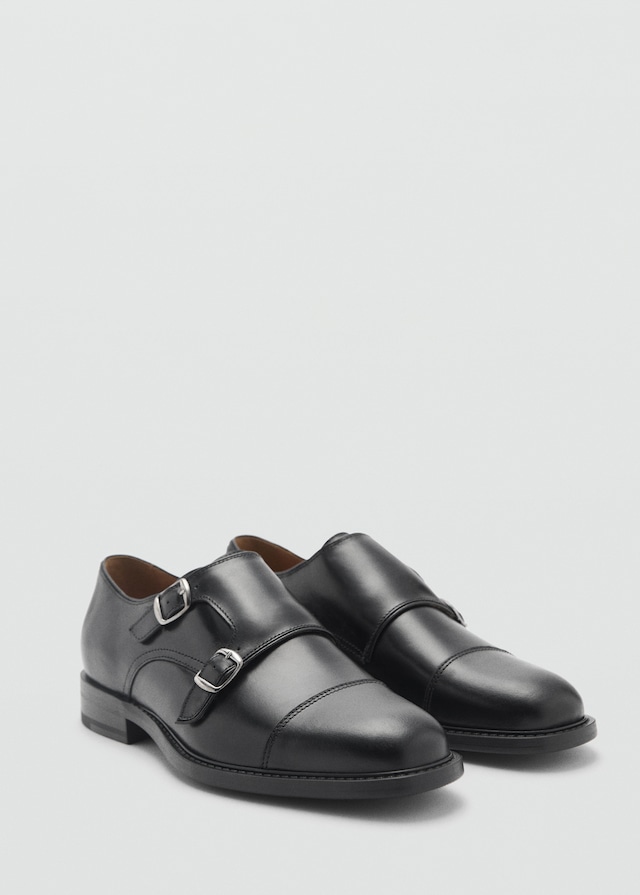Mango Lederschuh mit Doppelschnalle Hotsell
