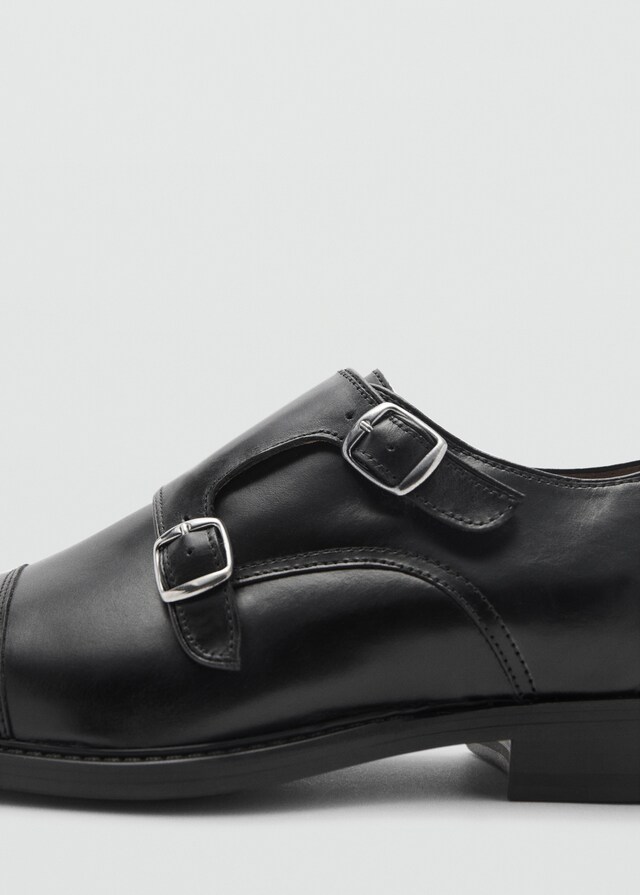 Mango Lederschuh mit Doppelschnalle Hotsell