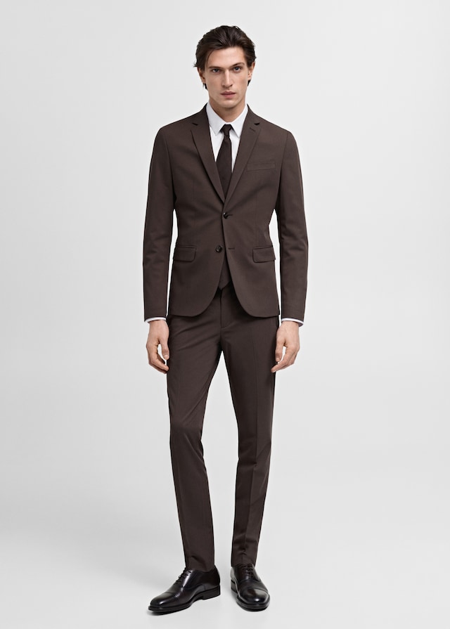 Mango Slim Fit-Anzugshemd aus Baumwolle Schlussverkauf