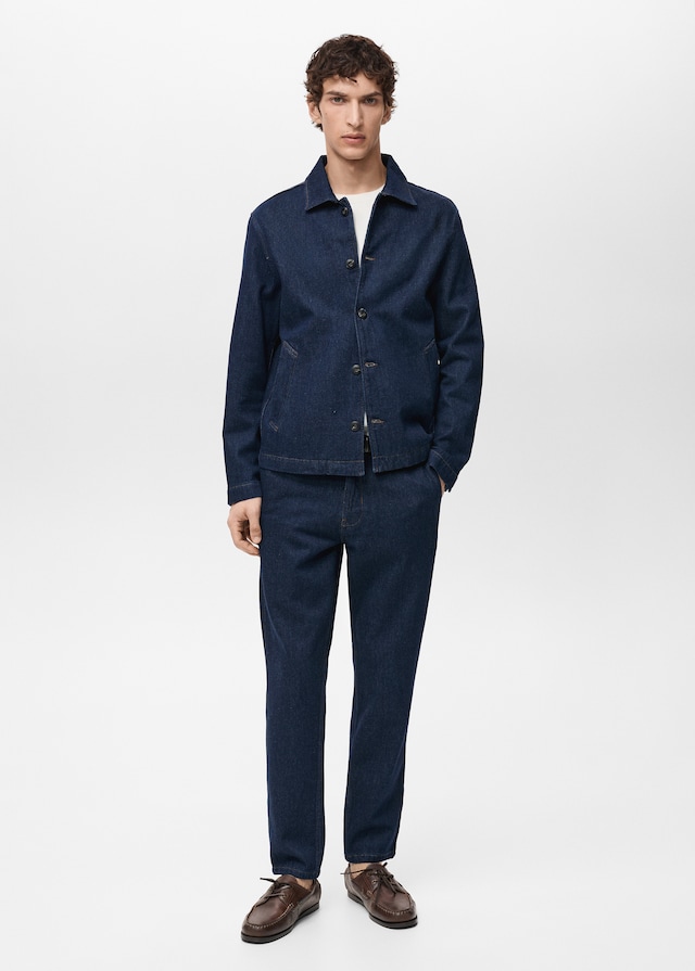 Mango Regular Fit-Jeans mit dunkler Waschung Meist gekauft