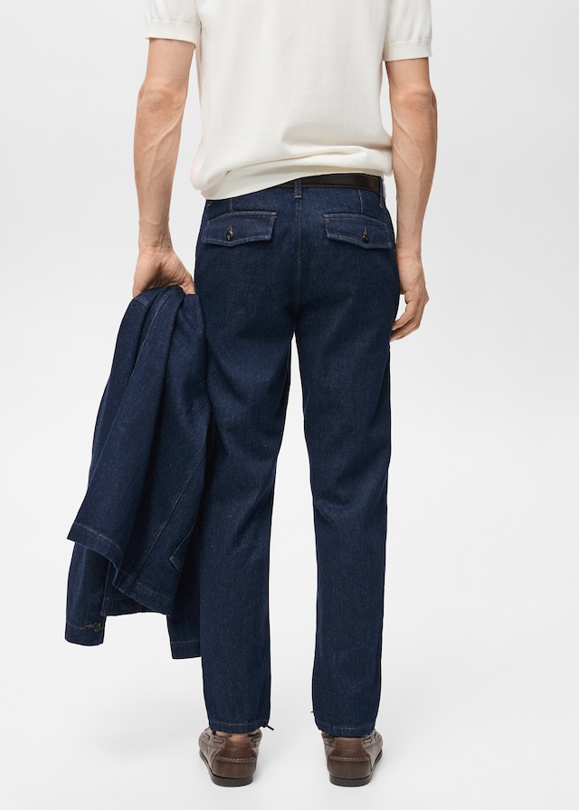 Mango Regular Fit-Jeans mit dunkler Waschung Meist gekauft