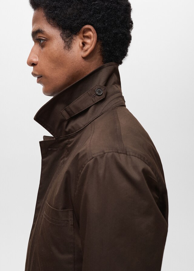 Mango Wasserabweisende Baumwolljacke Black Friday