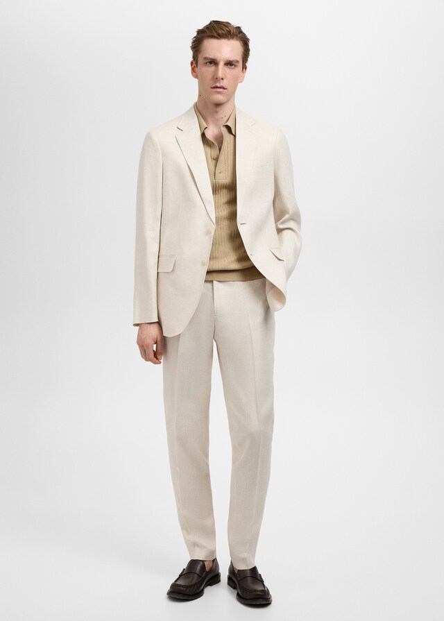 Mango Slim-Fit-Anzughose Amalfi aus 100 % Leinen Osterangebot