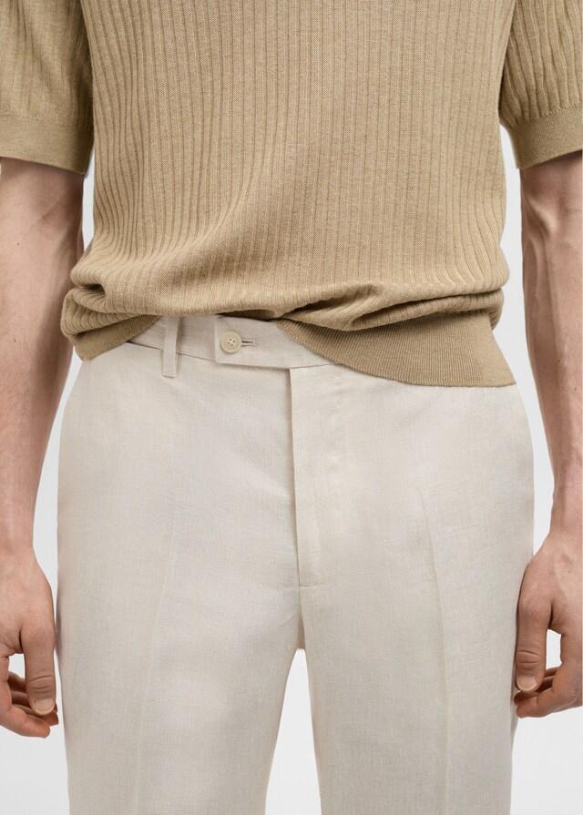Mango Slim-Fit-Anzughose Amalfi aus 100 % Leinen Osterangebot