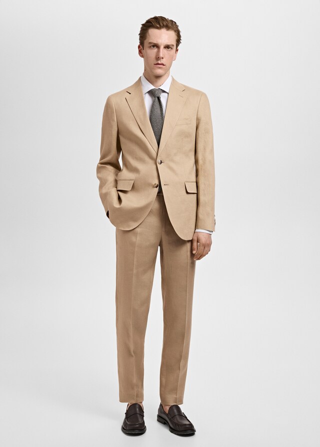 Mango Slim-Fit-Anzughose Amalfi aus 100 % Leinen Muttertagsangebot