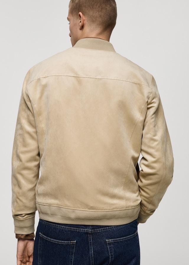 Mango Bomberjacke mit Wildleder-Effekt Vatertagsangebot