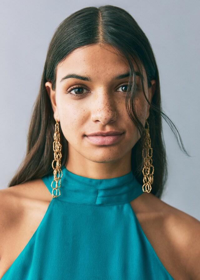 Mango Langes Neckholderkleid Kauf eins, bekomm eins gratis