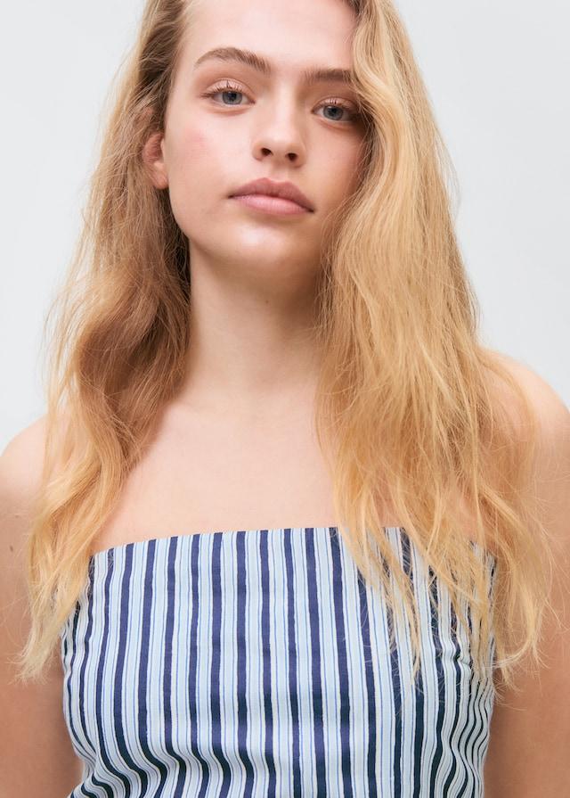 Mango Bandana-Top mit V-Ausschnitt Begrenzte Freigabe