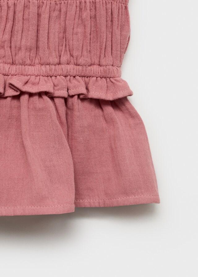 Mango Geraffte Rüschenbluse Letzte 2 Tage