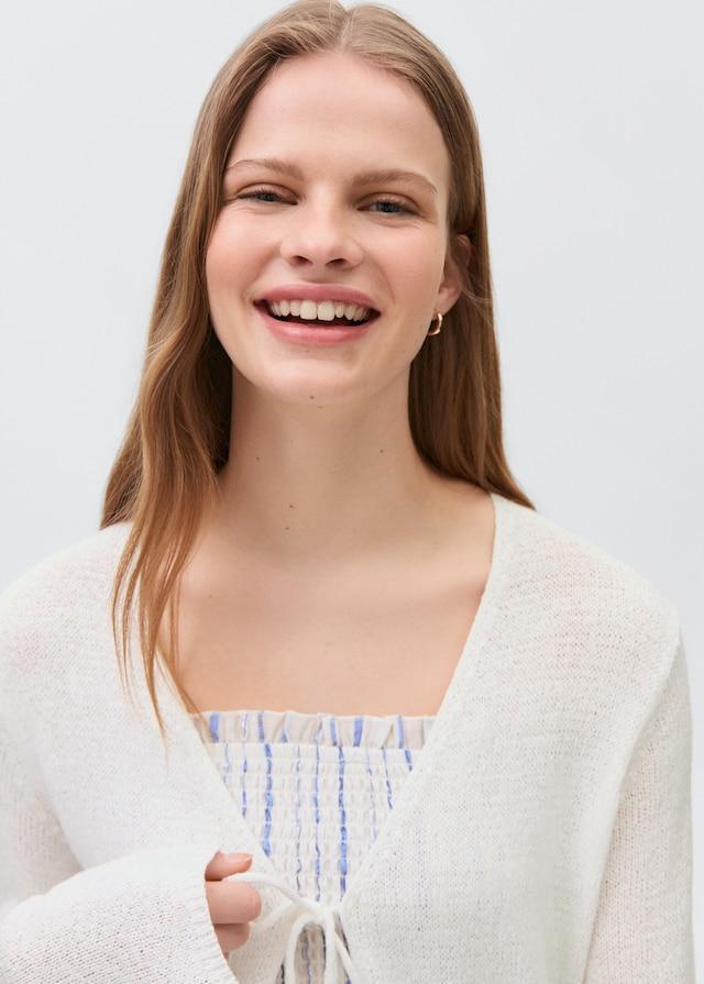 Mango Lange Strickjacke Discount Store für neue Produkte
