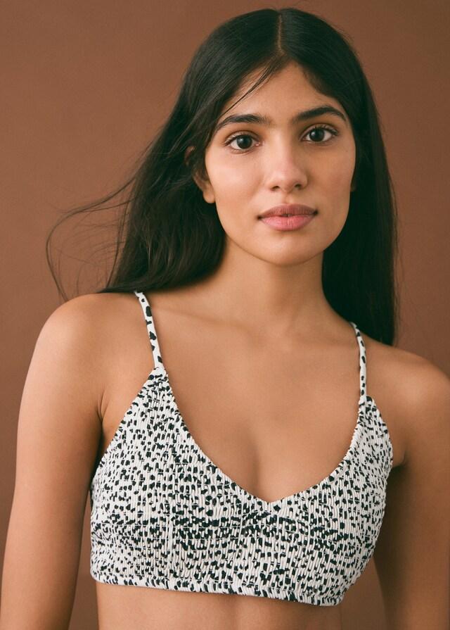 Mango Bikini mit Animal-Print Black Friday Preise