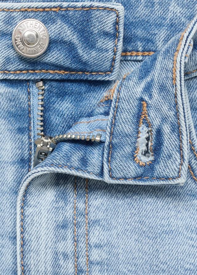 Mango Jeans-Minirock mit ausgefranstem Saum 50% Rabatt für begrenzte Zeit