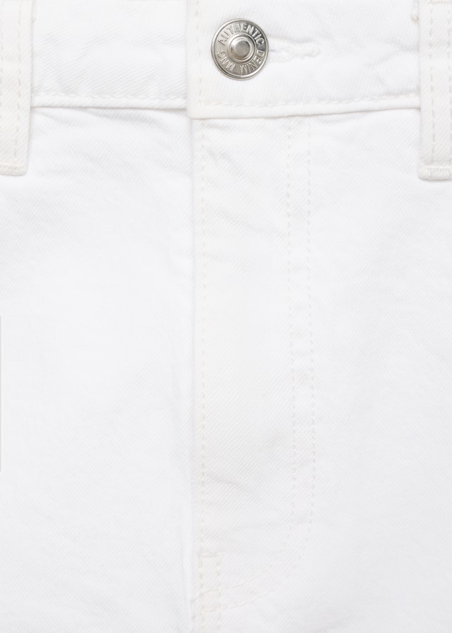Mango Jeans-Minirock mit ausgefranstem Saum Rabatte dieses Monats
