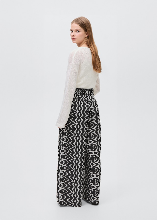 Mango Gerade Printhose im Angebot