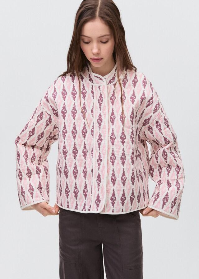 Mango Gesteppte Baumwolljacke Fabrikverkauf