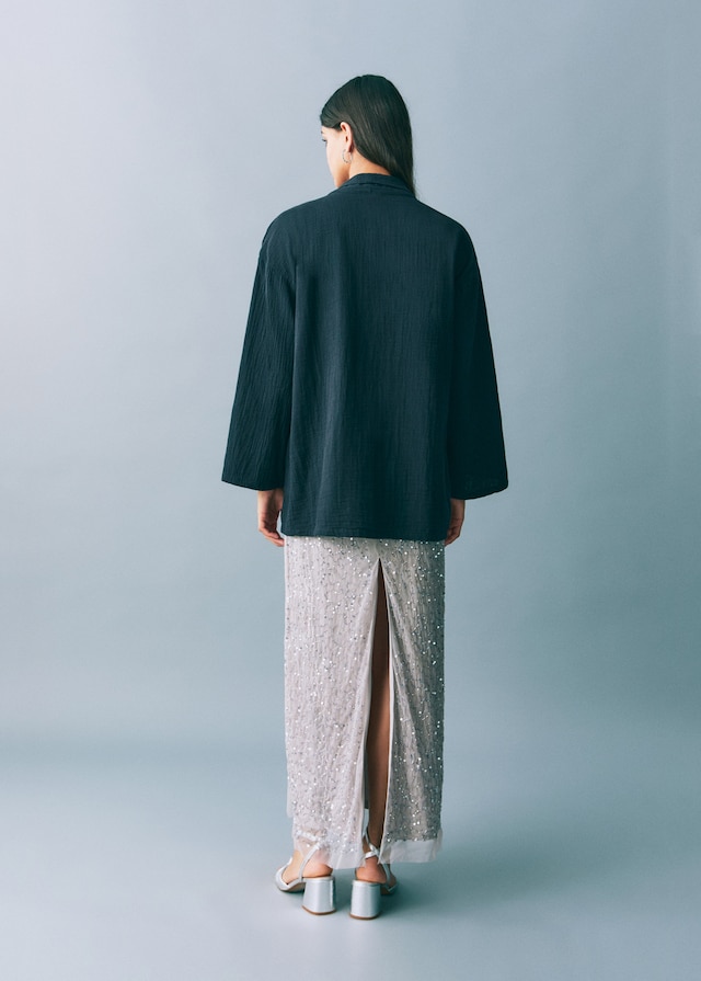 Mango Kimono-Jacke Bambula Kostenloser Versand