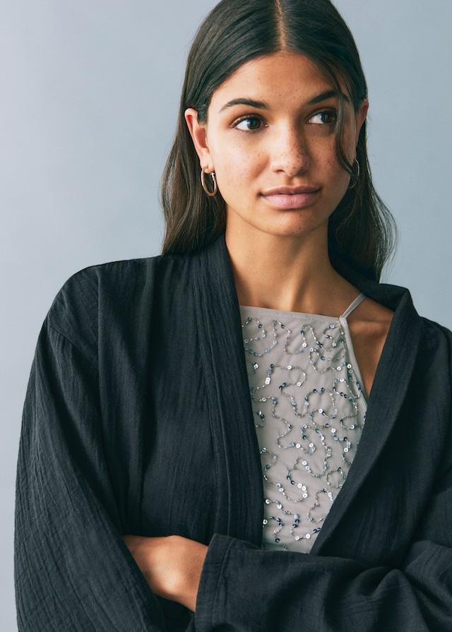 Mango Kimono-Jacke Bambula Kostenloser Versand