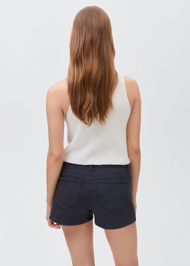 Mango Jeans-Shorts mit hoher Taille Rabatt