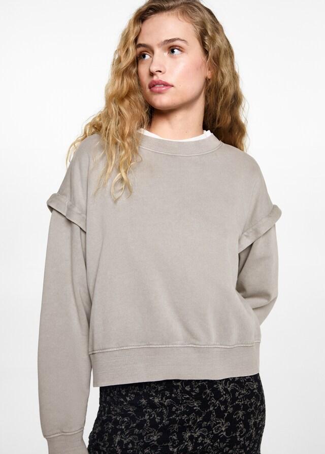 Mango Sweatshirt mit abfallenden Schultern Cyber Monday