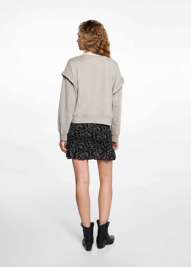 Mango Sweatshirt mit abfallenden Schultern Cyber Monday