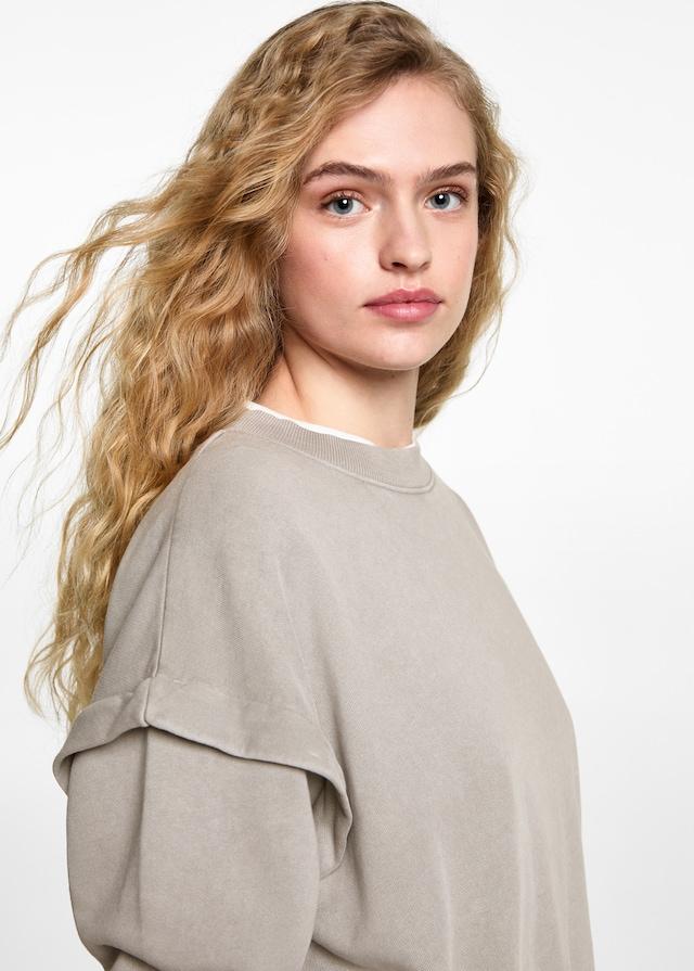 Mango Sweatshirt mit abfallenden Schultern Cyber Monday