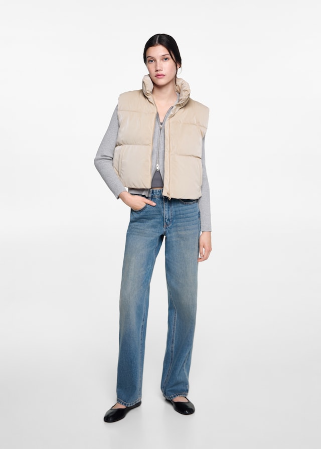 Mango Steppanorak mit Taschen Top Angebot