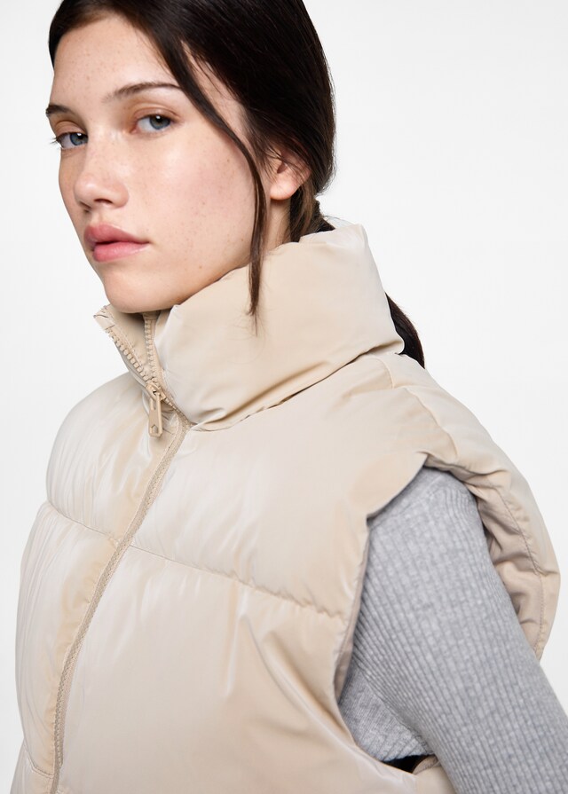 Mango Steppanorak mit Taschen Top Angebot